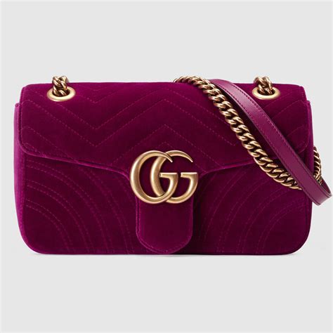 borsa gucci velluto marmont|gucci gg marmont.